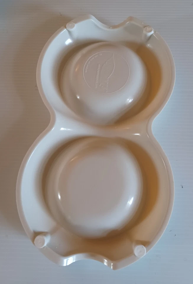 Plato para gato Van Ness Ecoware bambú doble comedor surtido, 16 oz Foto 2 de 4