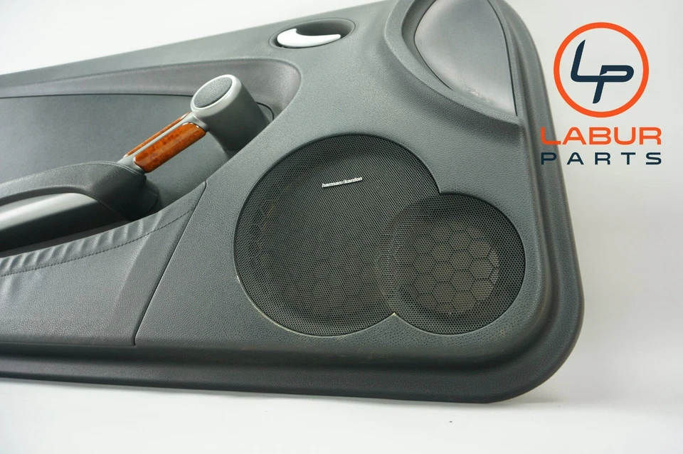 Panel de puerta interior delantero izquierdo negro Mercedes Clase SLK R171 05-11 DP398 Foto 2 de 4