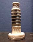 Souvenir Italy Leaning Tower of Pisa 3.5 Inch Resin Sculpture Figure White — photo 1