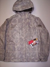 QUIKSILVER MEN'S U-RAMP SNOW JACKET - BGE - Size Small - NWT LAST ONE LEFT