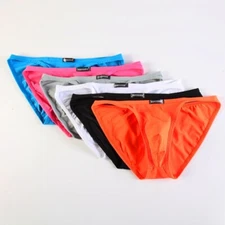 Men Bikini Swimwear Swimsuit Beachwear Underwear Smooth & Thin Mini Swim Briefs