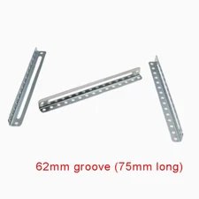 Guide Groove Corner Brace 90 Degree Angle Bracket Mending Plates 62mm Long Iron