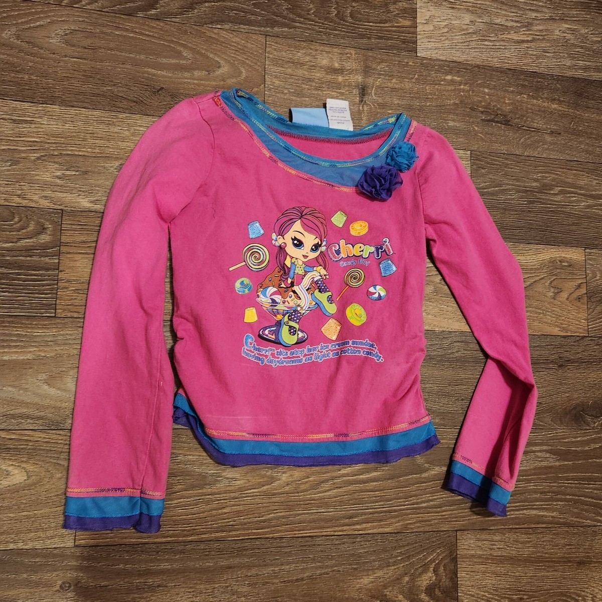 Vintage Lisa Frank Cheri Candy Girl Shirt Kids 10/12 | eBay