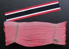 Lot of 4 ribbons – Original War Merit Cross Ribbon – WWII Germany