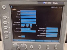 SonoSite S-Cath Portable Ultrasound MACHINE (SERIAL# Q4H100) (DOM: 8/2016)