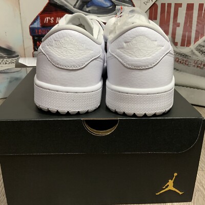 New Nike Air Jordan 1 Low Golf Triple White Size 11 Men’s DD9315-101 Jordan 1 Low Golf  main image 4