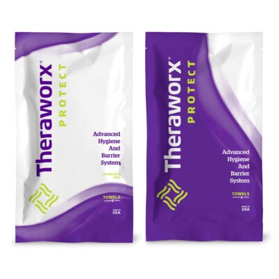 Theraworx Protect 16 pk Advanced Hygiene & Bathing System Towels Fragrance-Free