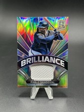 2021 Panini Spectra Brilliance Materials Ailver Prizm Pablo Sandoval