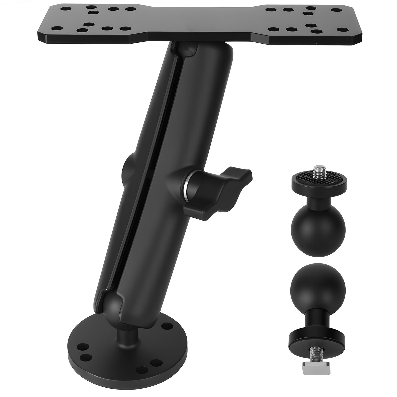 Marine Fish Finder Mount for Boat, 1" Ball Mount for Fish Fi