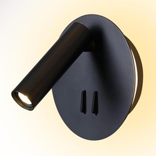 ZEROUNO Hardwired Sconces Wall Mounted Reading Lights with Switch LED... Bundle