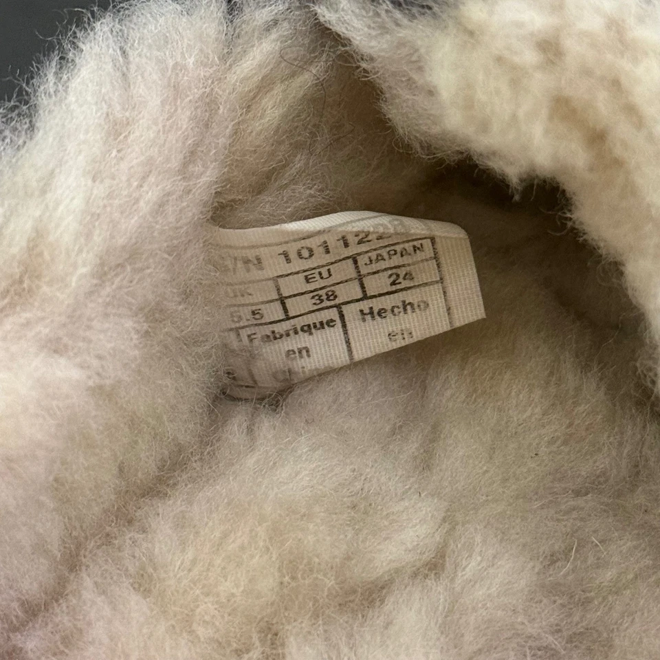 Zapatillas UGG Dakota Azul Gamuza Satén Lazo Mujer 7 Mocasines Piel de Oveja Forradas de Piel Foto 4 de 4