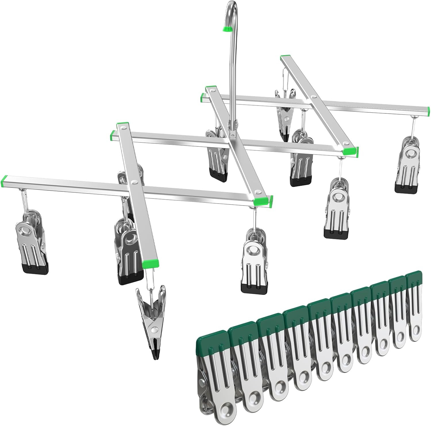 Darkroom Film Negative Drying Hanging Rack Frame Foldable Hanger Windproof 10...