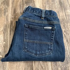 Carhartt Original Fit Straight Leg Workwear Dark Denim Jeans Women's SZ 6 short