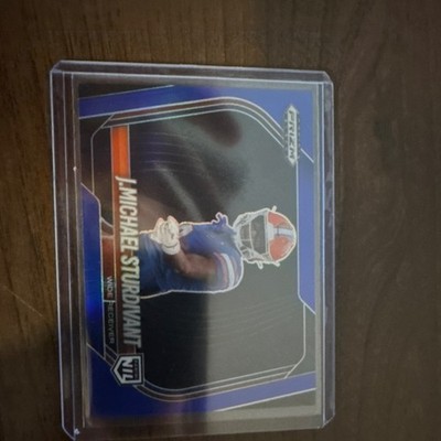 2023 Panini Prizm Draft Picks J. Michael Sturdivant #139 Blue /199 Football
