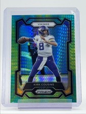 KIRK COUSINS 2023 PANINI PRIZM FOOTBALL GREEN HYPER VIKINGS /175 Q5454