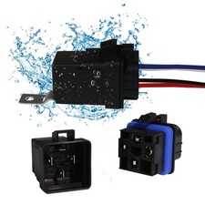 4-PIN 40/30 AMP 12 V DC Waterproof Relay Kit Harness Socket - Heavy Duty 12