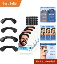 Breath Easy Nasal Strips for Snoring - Instant Congestion Relief Anywhere