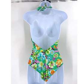 NWT Lise Charmel Antigel Swimsuit M Green Floral One Piece Tropical Luxe