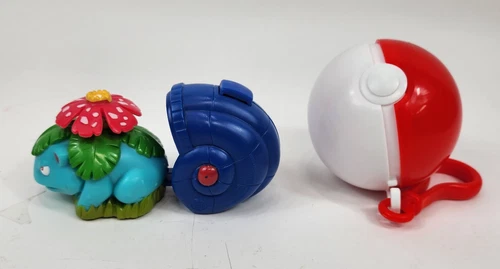 Pokemon Venusaur Burger King Kids Meal KeyChain Figure Launcher 1999 Vintage Toy