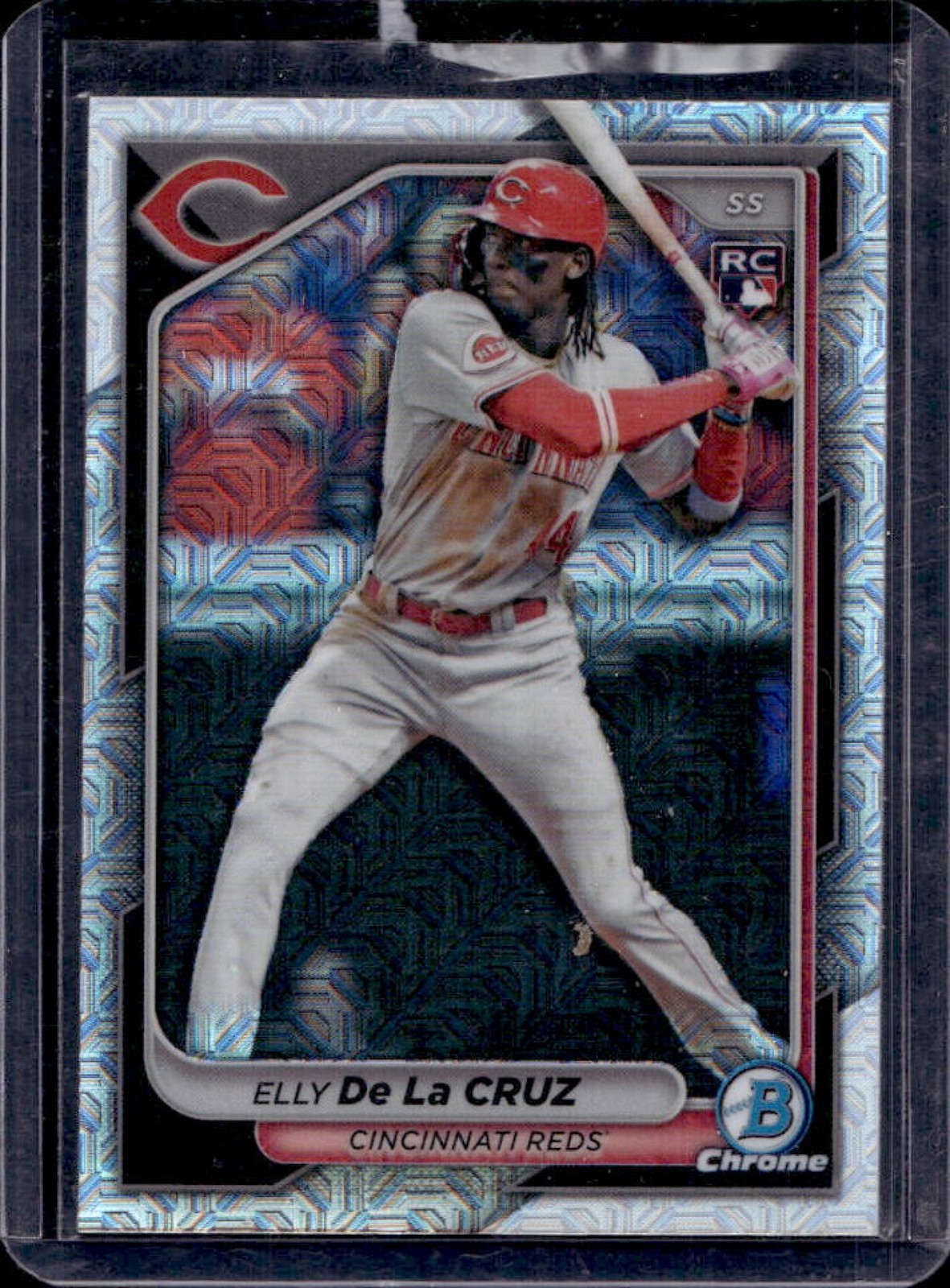 2024 Bowman Chrome Elly De La Cruz Mega Box RC Refractor Rookie #42 Reds