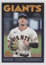 2021 Topps 1986 Baseball 35th Anniversary Series 2 Blue Mike Yastrzemski 0p07