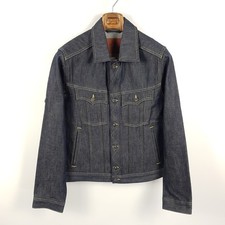 Pike Brothers 1963 Roamer Jacket Herren M Blau Raw Selvedge Denim Jeansjacke