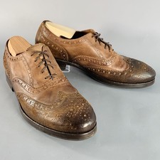 Chaussures Oxford À Lacets En Cuir Vieilli Marron Paul Smith Taille 9