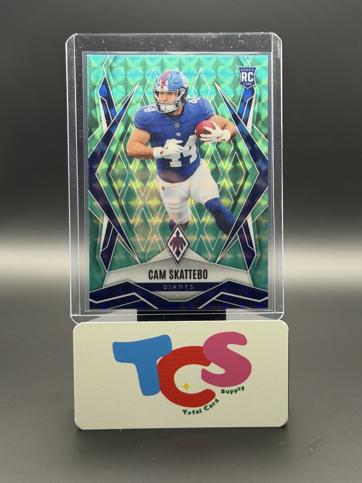 2025 Phoenix #168 Cam Skattebo Teal Pyramids Prizm /225
