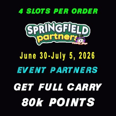 4x springfield Full Carry 80K Points Event Partners Monopoly_Go June 30 -July 5