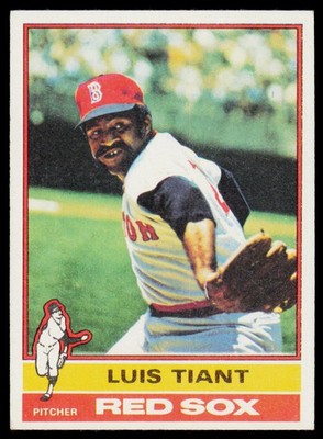 1976 Topps Luis Tiant 130 Boston Red Sox