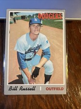 Bill Russell 1970 Topps Rookie Card RC #304 Los Angeles Dodgers EX Range