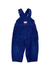 Vintage 90s Osh Kosh B Gosh Vestbak Navy Blue Corduroy Overalls 3T Made In USA
