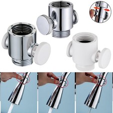 Sleek and Stylish Silver Silver White White Shower Head Diverter Valve