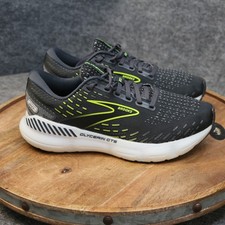 Brooks Glycerin GTS 20 Women Size 7 B Gray Yellow Athletic Running Shoes Sneaker