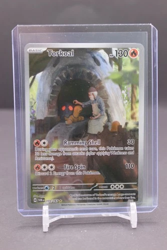 Torkoal 172/167 IR Illustration Rare Pokemon Twilight Masquerade