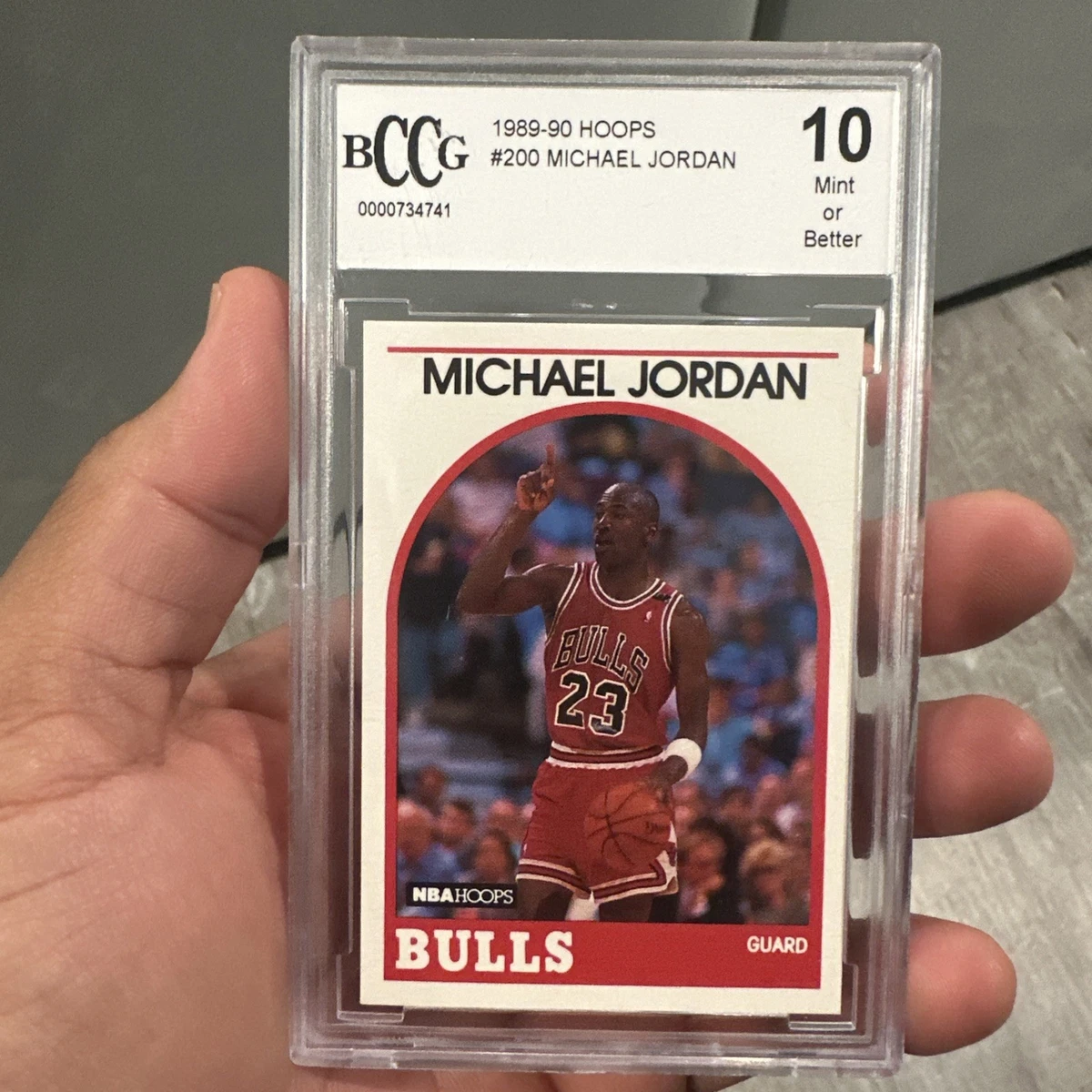Michael Jordan Basketball Grade 10 1989-90 Season Sports Trading