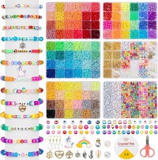 Bracelet Making Supplies - 6 Styles of Letter Beads and Charms