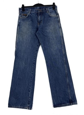 Wrangler Jeans Straight Regular Fit Herren W32 L32 Blau Comfort Denim Hose