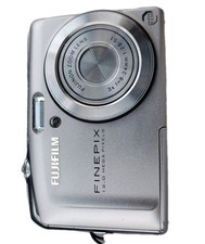 Fujifilm FinePix F Series F50fd 12.0MP Digital Camera - Silver Battery Included