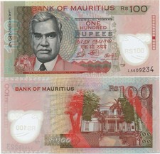 Maurice MAURITIUS Billet 100 Roupies RUPEES 2024 P65 Polymère UNC NEUF