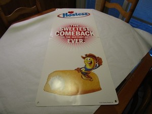 Hostess Sweetest Comeback Store Display Sign v.1