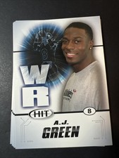 2011 SAGE Hit A.J. Green #80 RC Rookie Card Cincinnati Bengals NFL Football