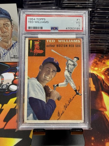 1954 Topps - Ted Williams #1 PSA VG 3 Boston Red Sox