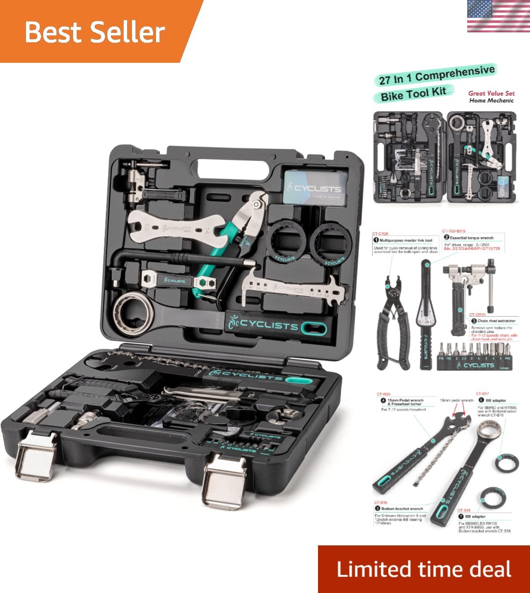 Repair Kit - Stainless Steel Tools With Storage Case
