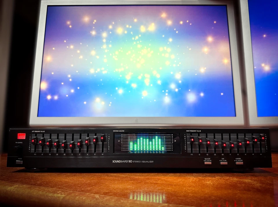 ADC SS-110 🌈RaRe🌈 (1988) Vintage Stereo Frequency Equalizer - Image 2 of 4