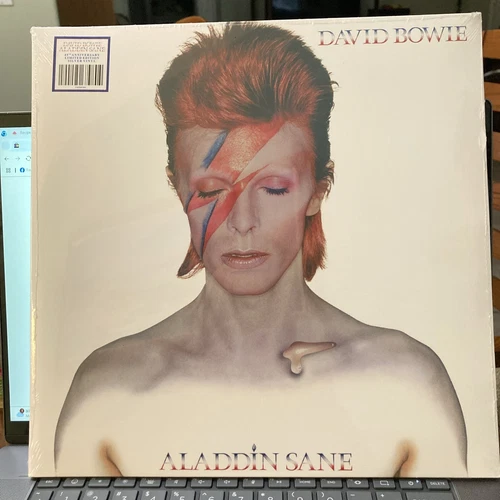 sealed album david bowie-aladdin sane silver vinyl-on parlophone f.2013