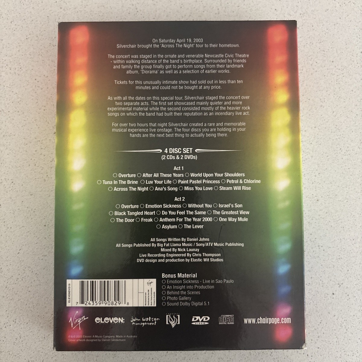 Silverchair Live From Faraway Stables 2cd 2dvd Set for sale online