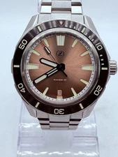 Zelos SWORDFISH 40mm 200M AUTO DIVE SEIKO NH35-SS SALMON DIAL‼️