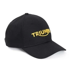 Triumph Motorcycles Mundesley Gold Embroidered Black Baseball Hat - MCAS20311