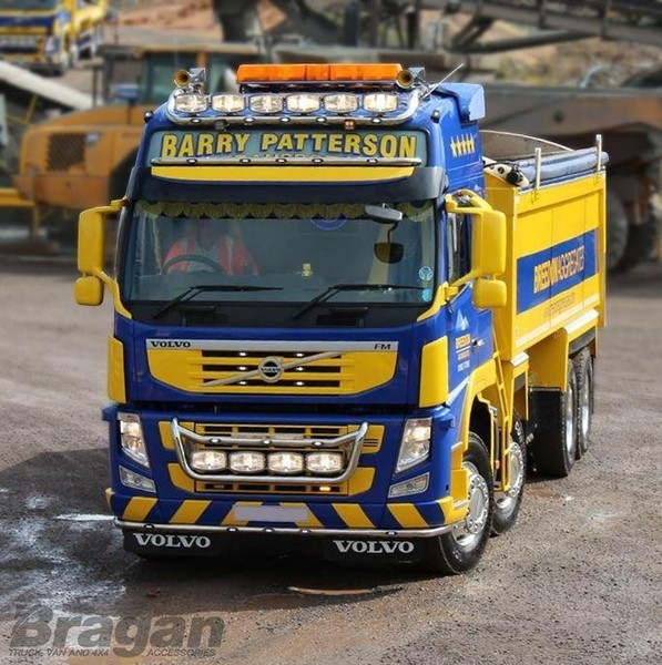 Bragan Roof Bar Mit Spots LED Beacons Airhorns Klemmen Volvo FM4 Euro6 2013-2021-image